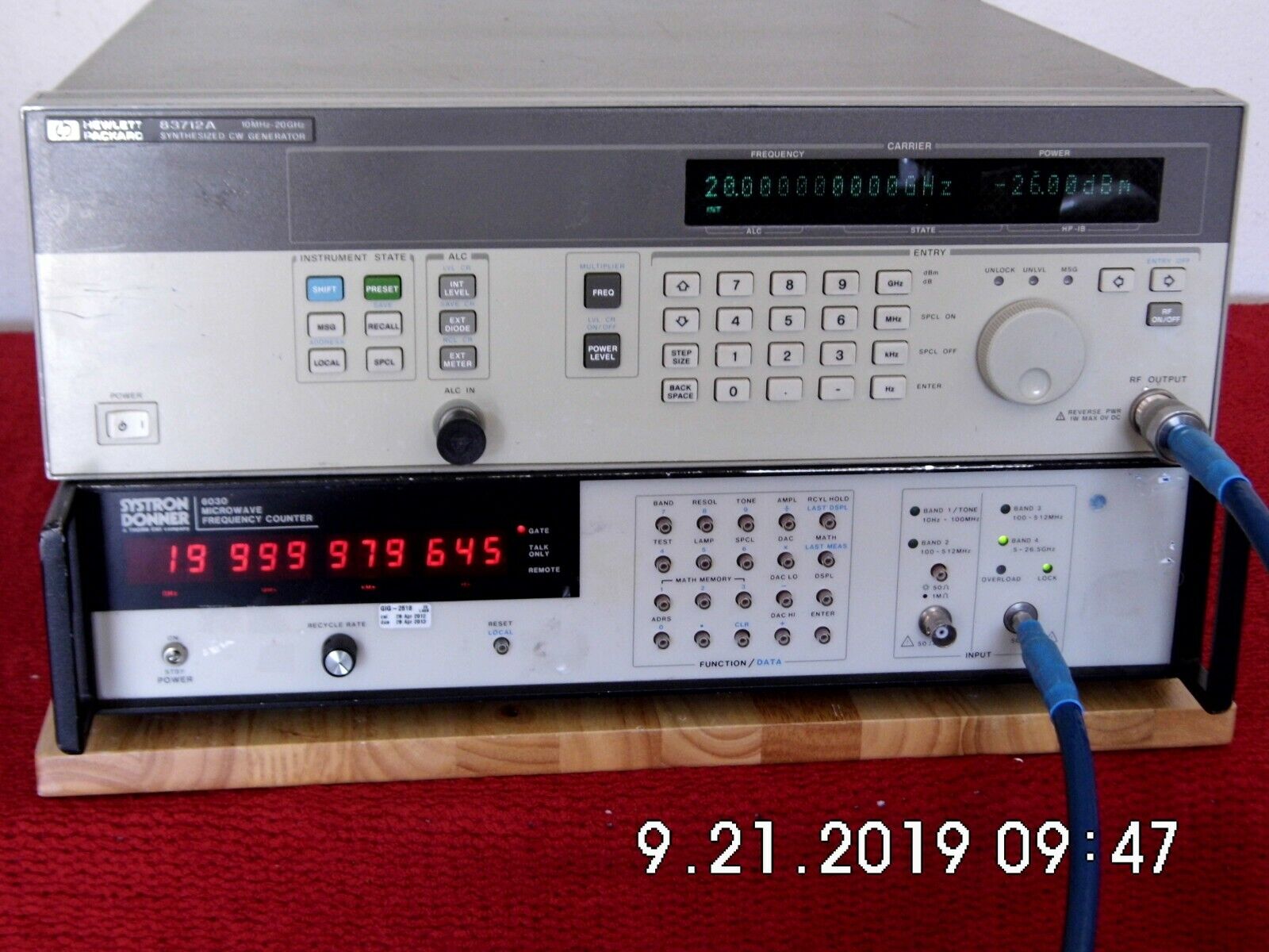 Systron Donner 6030 microwave frequency counter 10hz-26.5Ghz Systron Donner 6030 microwave frequency counter 10hz-26.5Ghz